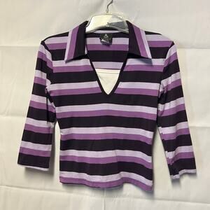 Vintage 2004 Anxiety Cafe Top Juniors Medium Preppy Grunge Mean Girls Retro